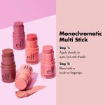 e.l.f., Monochromatic Multi Stick, Creamy, Lightweight, Versatile, Luxurious, Adds Shimmer, Easy To Use On The Go, Blends Effortlessly, Sparkling Rose, 0.155 Oz - Image 4